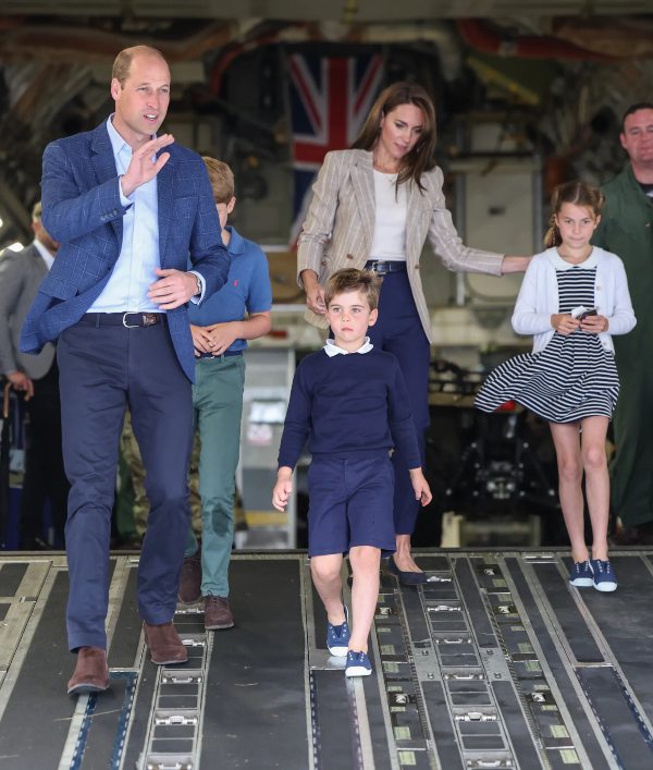 George, Charlotte And Louis Make Surprise Appearance At Royal International Air Tattoo