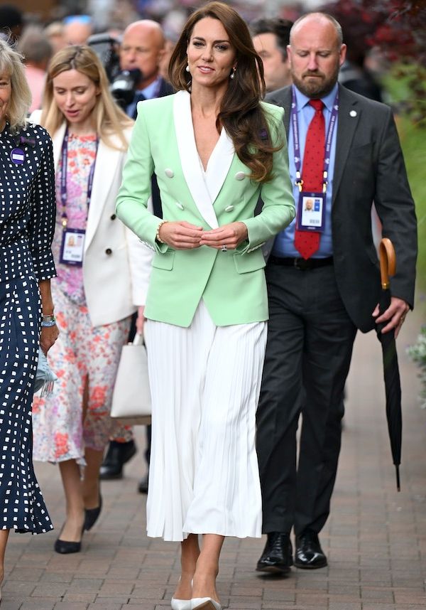 HRH the Princess of Wales arrived for Day 2 of Wimbledon