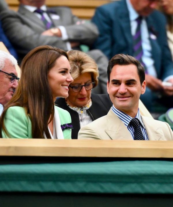 Roger Federer and the Princess of Wales