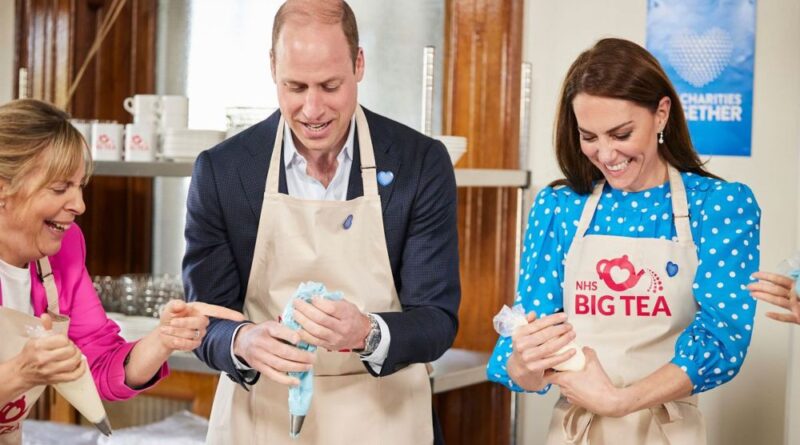 William And Kate Make Surprise Visit To Hospital Tea Party To Mark 75 Years Of NHS