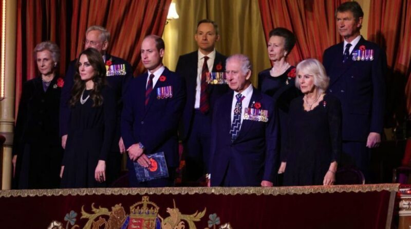 Prince William And Kate Join The King At Festival Of Remembrance