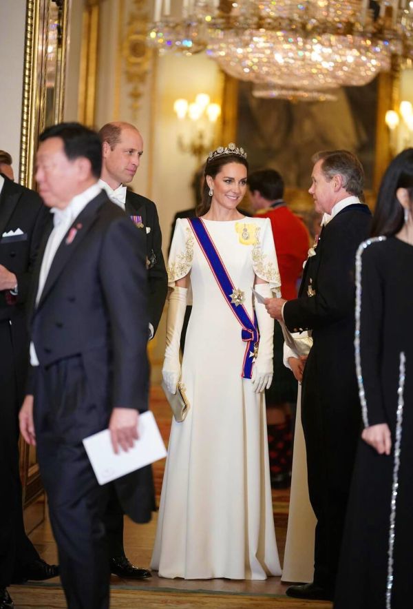 Prince William and Kate South Korean state visit banquet 
