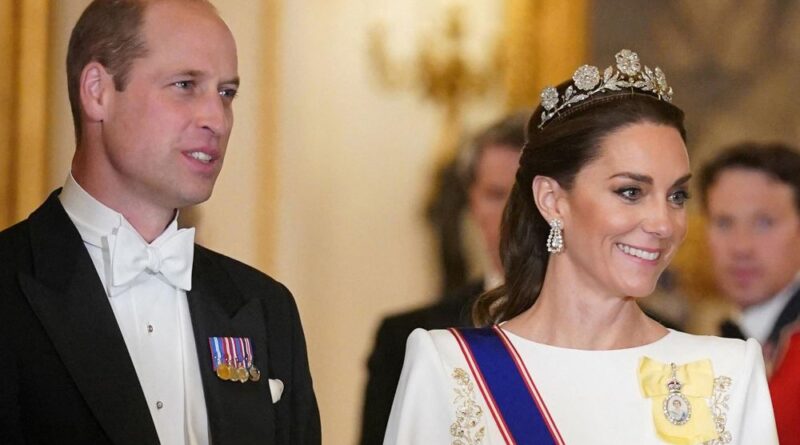Prince William and Kate South Korean state visit banquet