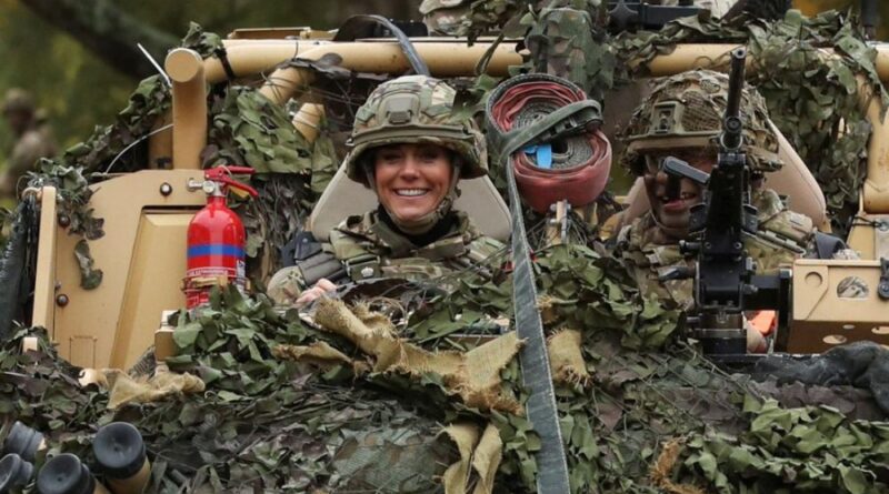 Princess Kate Dons Camouflage Gear As She Makes Debut In New Title