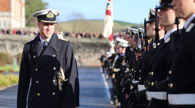 Prince William Congratulates Cadets At Naval Passing-out Parade