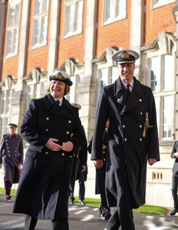 Prince William in Royal Navy uniform 