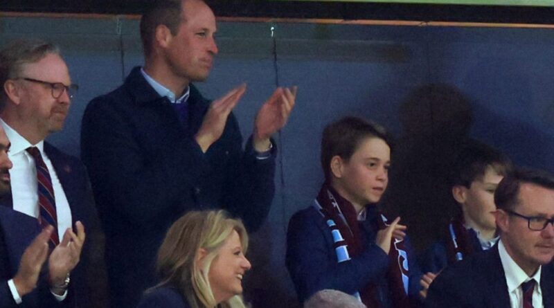 Prince William And Prince George Cheer On Aston Villa In First Outing Since Kate’s Cancer News